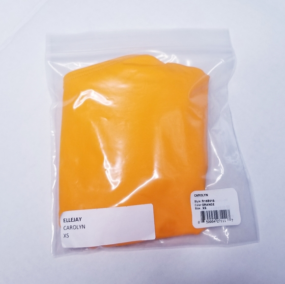 🆕️ ELLEJAY Carolyn Bikini Bottoms in Orange XS - Picture 7 of 7